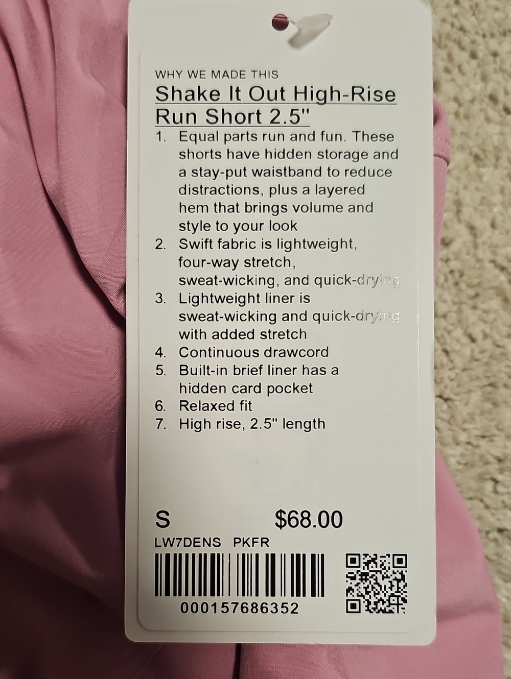 Lululemon Shake It Out Short - Picture 4 of 4